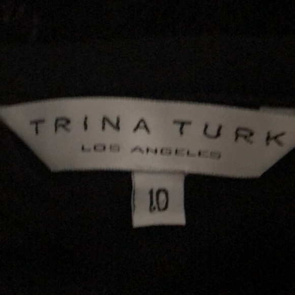 Trina Turk Los Angeles Black Lace Black Lace Overlay Lined skirt - Picture 3 of 14